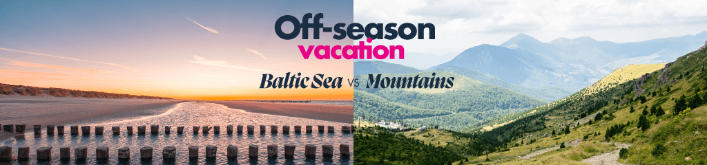 off-season vacation, off-season holidays, off-season seaside vacation, off-season mountain holidays, cheap off-season holiday