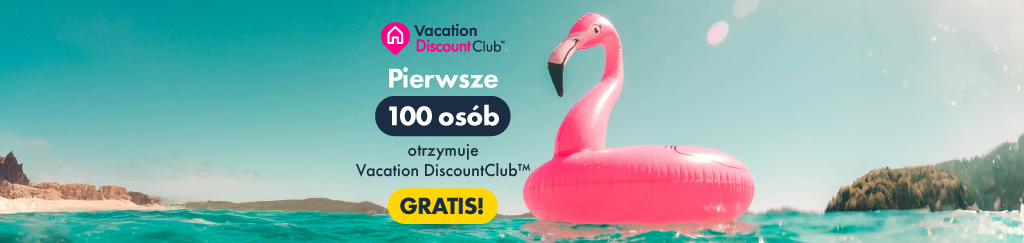 Zdobądź dostęp do Vacation DiscountClub™ całkowicie gratis! Oferta wyłącznie dla pierwszych 100 zapisanych.