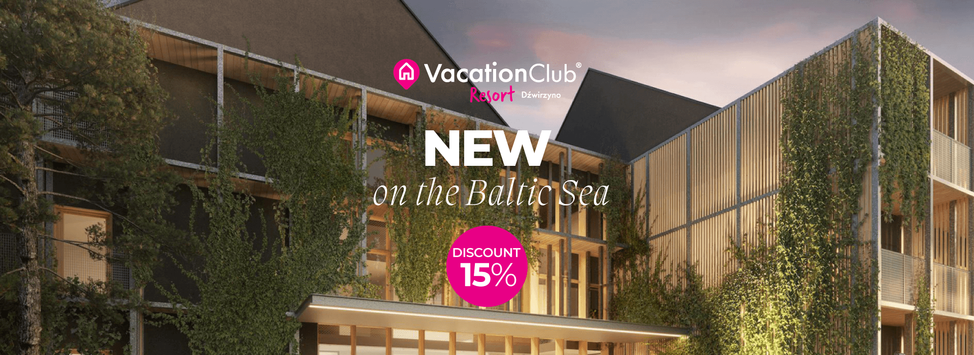 New resort on the Baltic Sea: pool, kids’ attractions, and -15% discount. Book your stay from July 1, 2026.